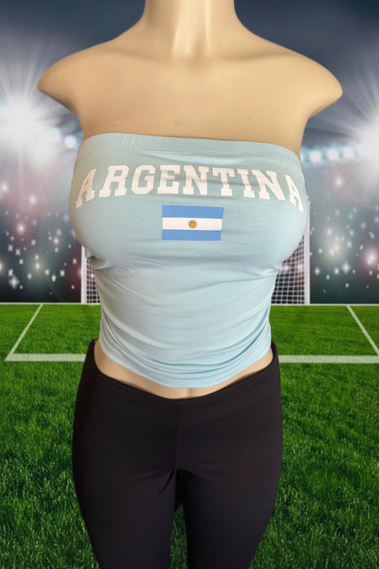 Argentina tube top