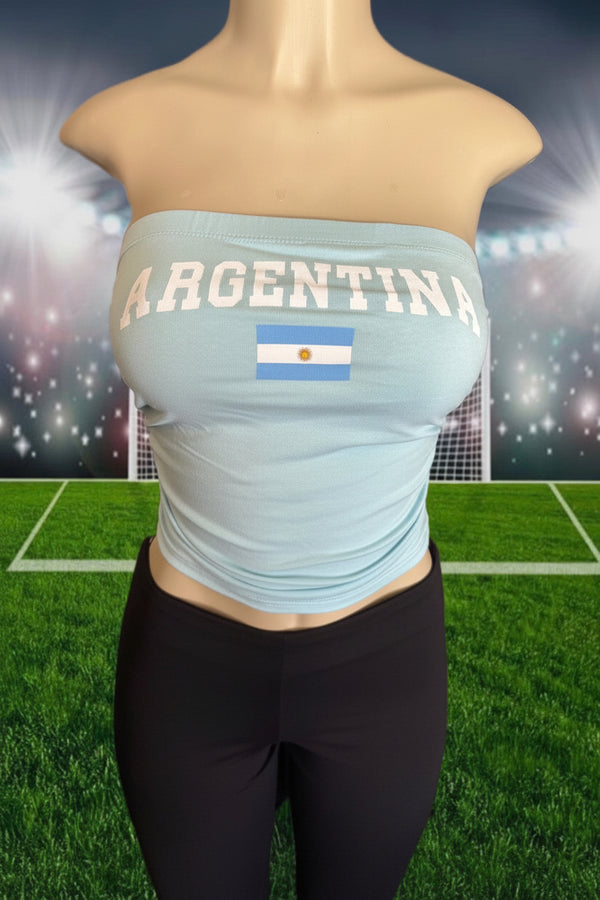 Argentina tube top