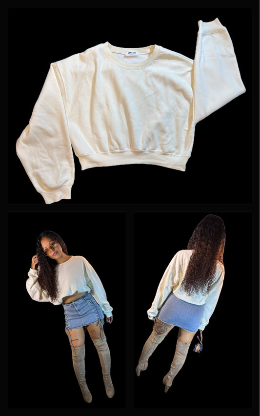 Cream sweater